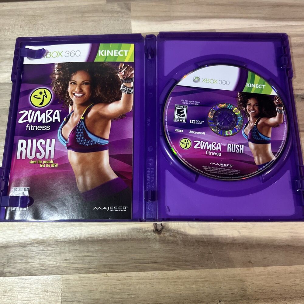 Zumba Fitness Rush Microsoft‎ Xbox 360 CIB Complete Tested Free Shipping - Picture 3 of 3